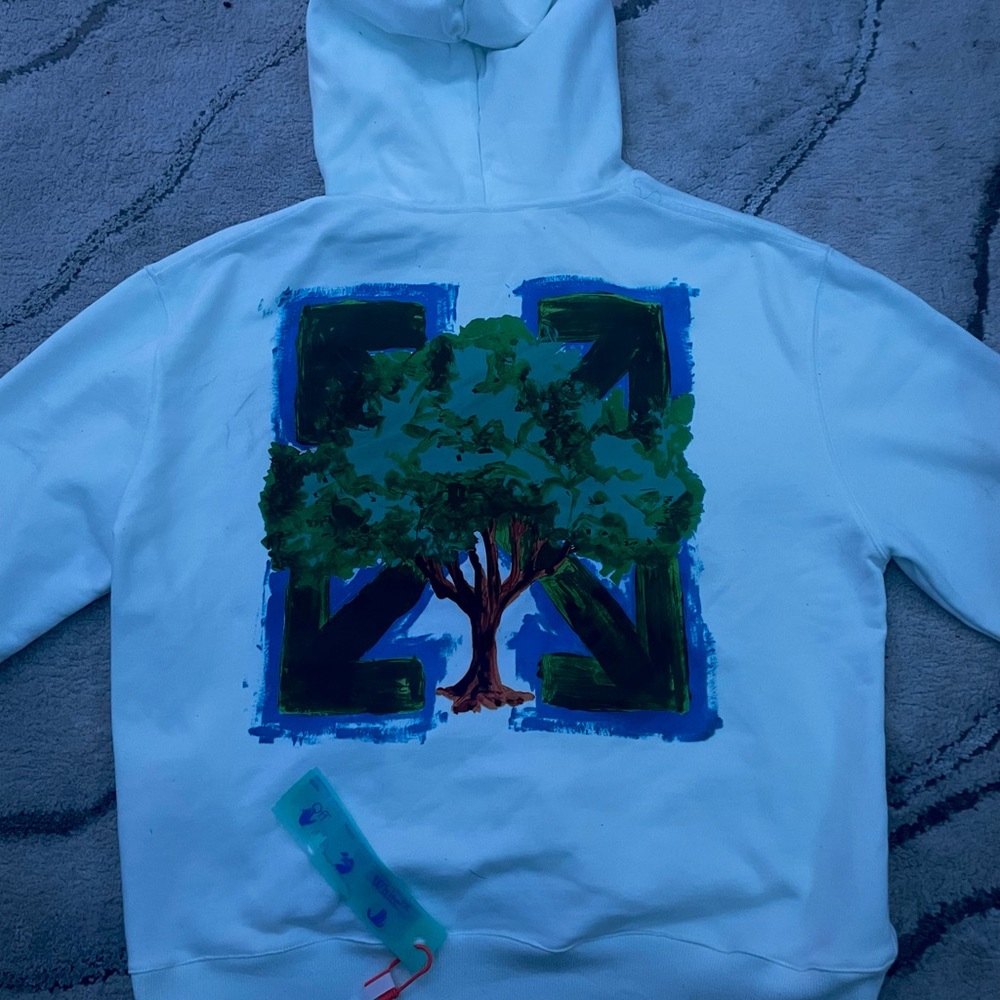OFF WHITE X VIRGIL ABLOH HOODIE (tree print)
